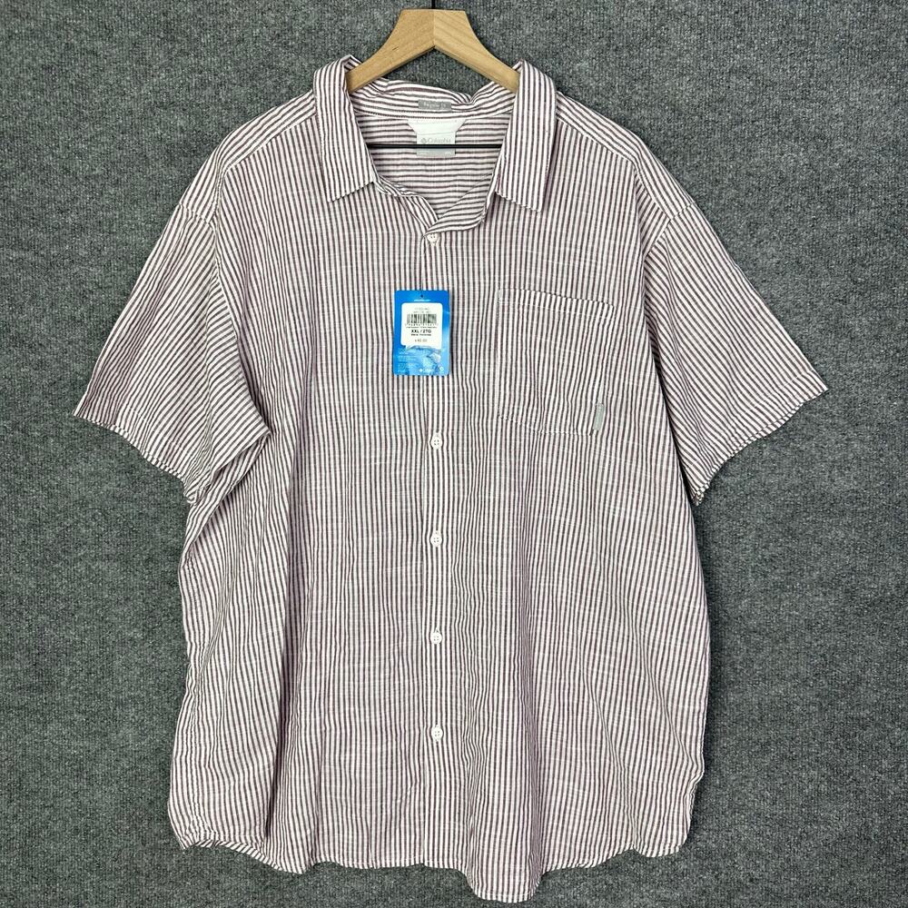 NWT Columbia Men’s Sz XXL Under Exposure Yarn Dye Short Sleeves Shirt‎ Hiking